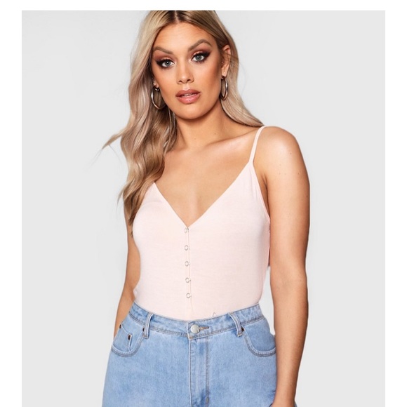 NWT V Neck Black Bodysuit - Picture 4 of 5